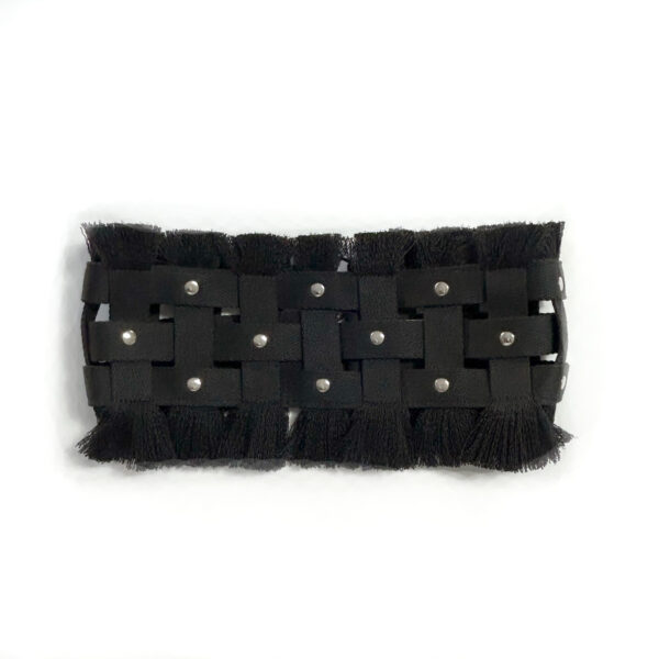 Ceinture Elena - Noir Rivets Argent