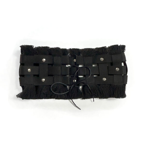 Ceinture Elena - Noir Rivets Argent – Image 2