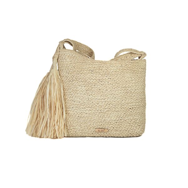 Sac Marie en raphia tressé